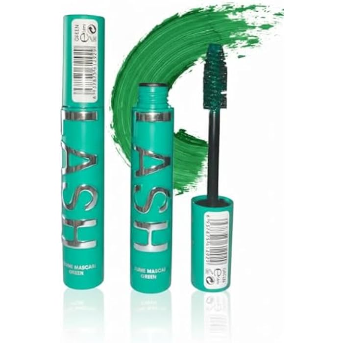 Green Color Mascara-n Mascara Eye Makeup Tool Waterproof Makeup Extension Color Long lasting - Green - Image 1
